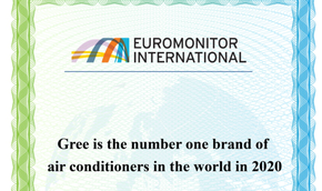 GREE 6 năm liền đạt chứng nhận thương hiệu điều hòa số 1 thế giới