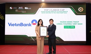 VietinBank (HOSE: CTG) xuất sắc giành giải thưởng Top 3 Doanh nghiệp niêm yết có hoạt động quan hệ nhà đầu tư yêu thích nhất 2023