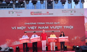 Giải Marathon Quốc Tế TP.HCM Techcombank mùa thứ 4: Sải bước trên đường chạy vượt trội