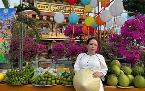 Doanh nhân Lê Thùy đồng hành cùng Phiên chợ Tết 0 đồng Xuân Bính Ngọ