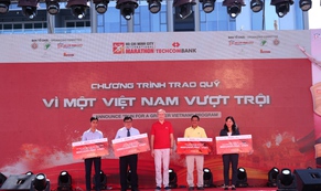 Giải Marathon Quốc Tế TP.HCM Techcombank mùa thứ 4: Sải bước trên đường chạy vượt trội