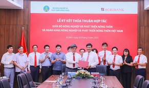 Agribank và Bộ Nông nghiệp và Phát triển Nông thôn ký kết thỏa thuận hợp tác