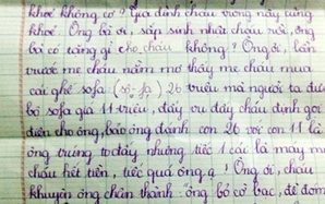 Cười ngất với lá thư 'ông nể cháu hãy thử bỏ cờ bạc'