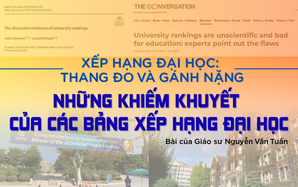 Những khiếm khuyết của các bảng xếp hạng đại học