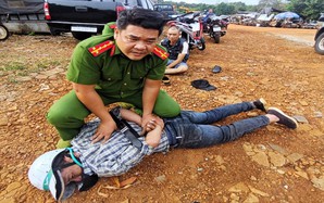 Công an truy đuổi hơn 5 km kẻ có hàng loạt tiền án