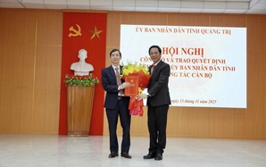 Ông Nguyễn Hoài Nam được bổ nhiệm làm Chánh Thanh tra tỉnh Quảng Trị