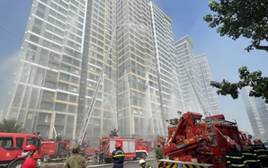 Hơn 3.100 người diễn tập chữa cháy ở Vinhomes Grand Park