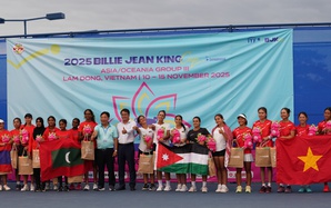 Khép lại Billie Jean King Cup 2025, tuyển nữ Việt Nam đứng thứ ba