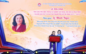 TPHCM: Tôn vinh nhà giáo tiêu biểu và trao tặng Giải thưởng Võ Trường Toản