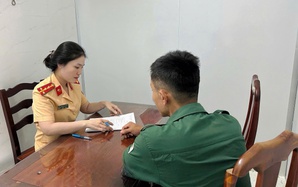 Lái xe giường nằm đi vào làn đường cấm, nam tài xế bị xử phạt 5 triệu đồng