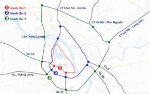Chi tiết bản đồ khu vực dự kiến cấm xe máy xăng theo khung giờ tại Hà Nội