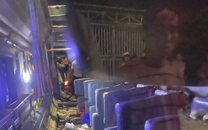 Điều tra vụ lật xe chở công nhân ở Tây Ninh, 10 người nhập viện