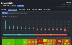 Chứng khoán ngày 27-11: Cổ phiếu giảm áp đảo, một mã ngân hàng bất ngờ "tím ngắt"