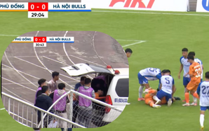 Cầu thủ trẻ bất ngờ ngã quỵ, co giật tại Giải Hạng ba Quốc gia 2025