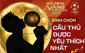 Giải thưởng QBV Việt Nam 2025: Mở cổng bình chọn “Cầu thủ được yêu thích nhất”