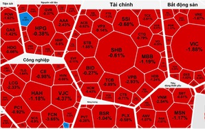 Sức ép cổ phiếu lớn, VN-Index lại mất mốc 1.700 điểm