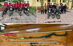 Hai nhóm học sinh THCS mang theo hung khí để “nói chuyện phải trái”