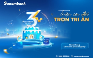 Mừng sinh nhật, Sacombank tri ân khách hàng