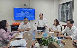 UBND xã Bà Điểm làm việc với Kho Bạc Nhà nước Khu vực 2