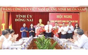 Công bố quyết định của Ban Bí thư về công tác cán bộ ở Đồng Nai