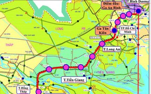 Đề xuất mở rộng tuyến đường sắt TPHCM - Cần Thơ đến Cà Mau