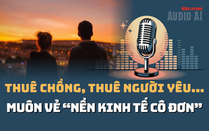 Audio: Thuê chồng, thuê người yêu... - muôn vẻ "nền kinh tế cô đơn"