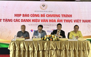 Tôn vinh nghệ nhân ẩm thực, khẳng định thương hiệu Việt