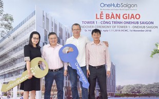 Bàn giao tòa tháp Tower 1 thuộc dự án OneHub Saigon