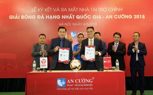 Công ty CP Gỗ An Cường tài trợ chính Giải hạng Nhất Quốc gia 2018