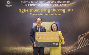 Shinhan Việt Nam ra mắt dòng thẻ tín dụng Visa Signature