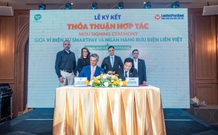 SmartPay hợp tác LienVietPostBank phát triển ví điện tử, dịch vụ kiều hối