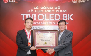 TV LG OLED 8K lập kỷ lục tại Việt Nam