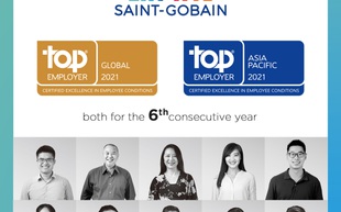 Năm thứ 6 liên tiếp Saint-Gobain nhận danh hiệu "Global Top Employer"