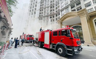 Tập huấn và diễn tập PCCC tại tòa nhà Sunshine Palace