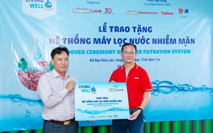 Keppel Land đưa nước sạch đến với 20.000 người dân tại Bến Tre