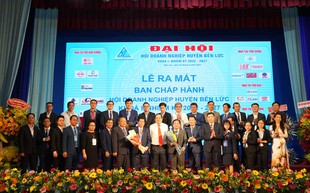 Đại hội Hội Doanh nghiệp huyện Bến Lức Khóa I thành công tốt đẹp