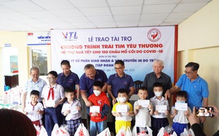 Tập đoàn ITL tặng quà Tết cho 150 trẻ em mồ côi do COVID-19