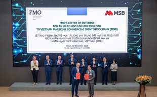 MSB nhận tài trợ 100 triệu USD từ ngân hàng Hà Lan