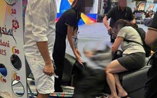 Nam thanh niên rơi từ tầng 4 trung tâm thương mại Aeon Mall Long Biên
