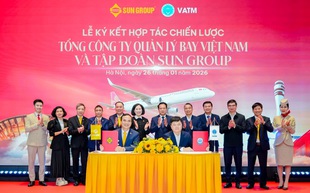 Sun Group "bắt tay" VATM: Hoàn thiện mảnh ghép quản lý bay trong hệ sinh thái hàng không