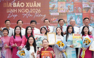 Báo Người Lao Động đoạt giải Nhì bìa báo Xuân Bính Ngọ 2026