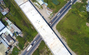 Hình ảnh loạt cầu vượt tuyến Vành đai 3 TPHCM đã hợp long 