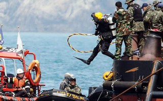 Vụ chìm tàu Sewol: Thêm một thợ lặn thiệt mạng