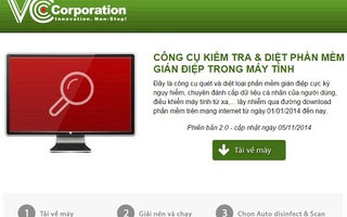 VCCorp tung công cụ diệt phần mềm gián điệp