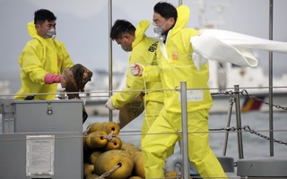 Vụ chìm tàu ở Hàn Quốc: Tìm thấy thêm 22 thi thể