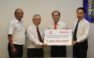Công ty CP Đồng Tâm ủng hộ ngư dân 1 tỉ đồng