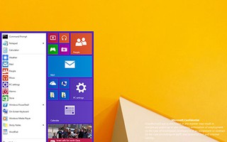 Start Menu xuất hiện trên Windows mới