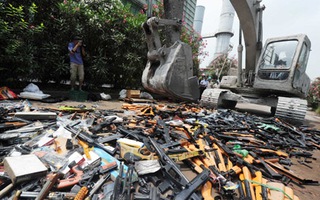 Trung Quốc thu giữ 10.000 khẩu súng bất hợp pháp