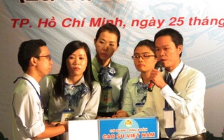 11 đội thi tìm hiểu về ngành cao su