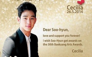 Vợ tỉ phú Hồng Kông dốc tiền vì Kim Soo Hyun